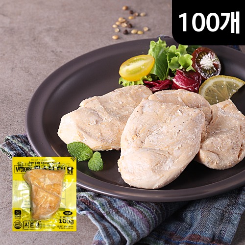 미스터 오 닭 저염식 닭가슴살 100g 시즌용 (100개 10kg)